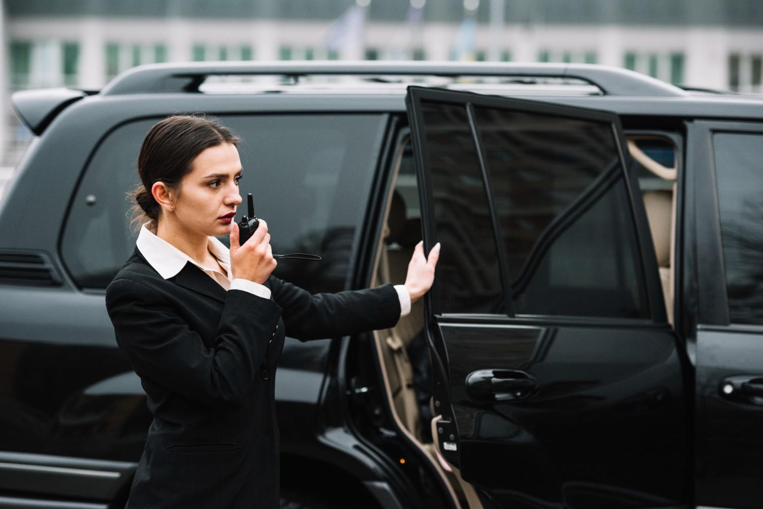 security-woman-checking-area