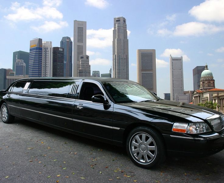 Luxury stretch limousine providing Brandon Car Service for airport transportation, weddings, and private chauffeur service.