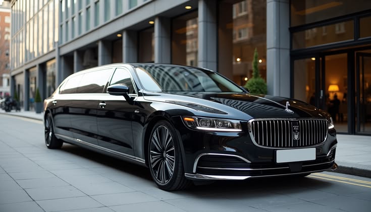 Luxury executive limousine providing Brandon Car Service with professional chauffeur for airport and private transportation.